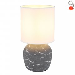 Lampa stołowa nocna MARBLE 21739G Globo