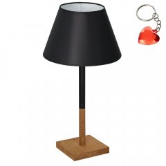 Lampa stołowa nocna z czarnym abażurem TABLE LAMPS 3749 Luminex