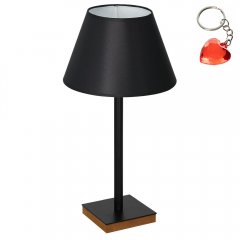 Lampa stołowa nocna z czarnym abażurem TABLE LAMPS 3759 Luminex