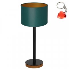 Lampa stołowa nocna z zielonym abażurem TABLE LAMPS 3837 Luminex