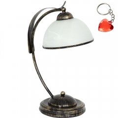 Lampa stołowa ze szklanym kloszem KORFU 4041 Luminex