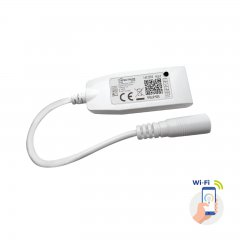 Kontroler do pasków LED RGBW + CCT + DIMM 12 / 24V DC 24W / 48W z konektorem Wi-Fi SMART WOJ + 05641 Spectrum