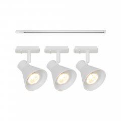Zestaw 3x lampa reflektor spot szynowy EIK LINK 3-SPOT + 1M 2510399901 Nordlux