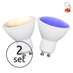 Żarówki GU10 LED 4W 300lm RGBW LED BULB 106752-2 Globo