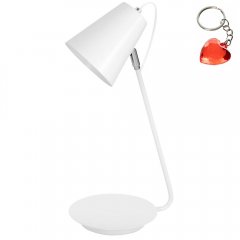 Lampa biurkowa biała DESK LAMP 8296 Luminex
