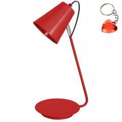 Lampa biurkowa czerwona DESK LAMP 8301 Luminex