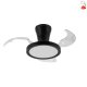 Lampa sufitowa z wentylatorem - Lampowentylator LED 18W BREEZE BLACK 18199 TK Lighting