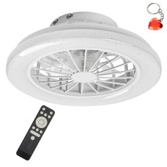 Lampa sufitowa z wentylatorem - Lampowentylator LED 24W z pilotem DALFON 71348 Rabalux