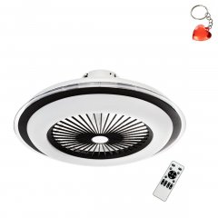 Lampa sufitowa z wentylatorem - Lampowentylator LED 48W z pilotem ZEPHYR ML1514 Milagro