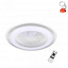 Lampa sufitowa z wentylatorem - Lampowentylator LED 48W z pilotem ZEPHYR ML1515 Milagro