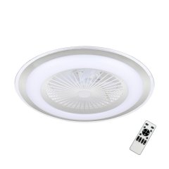 Lampa sufitowa z wentylatorem - Lampowentylator LED 48W z pilotem ZEPHYR ML1515 Milagro