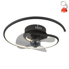 Wentylator sufitowy z oprawą LED 30W KOREN 03660 Globo