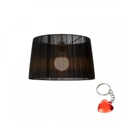 FLEN Abażur do lampy wiszącej 45cm Czarny 104443 Markslojd