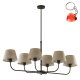 Żyrandol CHICAGO LINEN 3999 TK Lighting