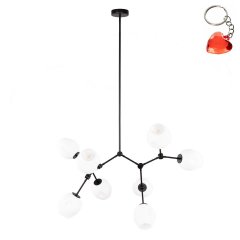 Żyrandol FERRAL PND-75075-8-BK-WG Italux