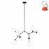 Żyrandol FERRAL PND-75075-8-BK-WG Italux
