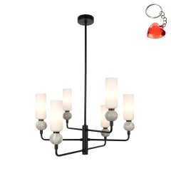 Żyrandol SANTOS PND-95331-6-BK Italux
