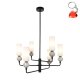 Żyrandol SANTOS PND-95331-6-BK Italux