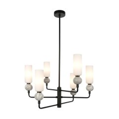 Żyrandol SANTOS PND-95331-6-BK Italux