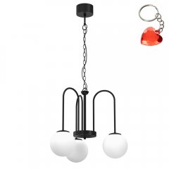 Żyrandol trójramienny kule CAMBRIDGE 3194 Luminex