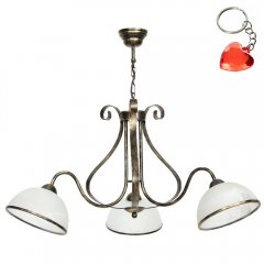 Żyrandol trzyramienny ANTICA 3920 Luminex