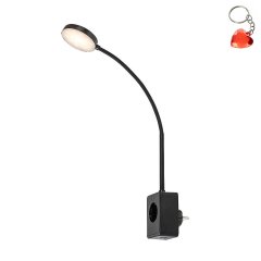 Lampa wtykowa z gniazdkiem przejciowym LED 4W TIVRO 71284 Rabalux