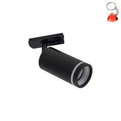 Lampa reflektor spot szynowy jednofazowy TRACER RING BLACK SLIM 10029 TK Lighting