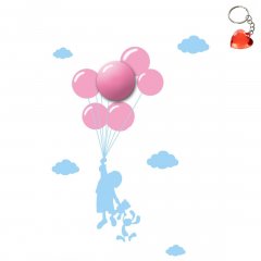 Lampa ścienna dziecięca LED 0,6W BALLOONS ML142 Milagro