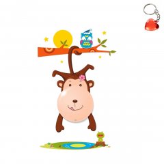 Lampa ścienna dziecięca LED 0,6W MONKEY ML115 Milagro