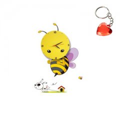 Lampa ścienna dziecięca zegar LED 0,6W BEE ML145 Milagro