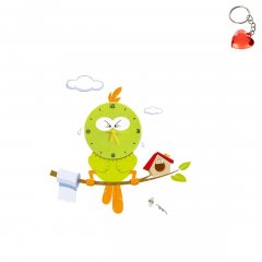 Lampa ścienna dziecięca zegar LED 0,6W BIRD ML208 Milagro