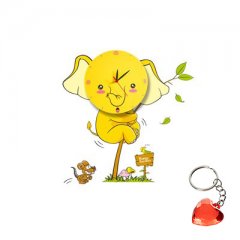 Lampa ścienna dziecięca zegar LED 0,6W ELEPHANT ML147 Milagro