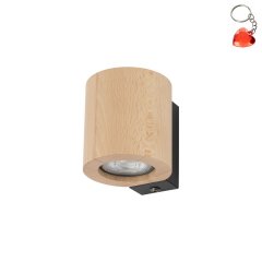 Lampa ścienna EVE WOOD BUK 10197 TK Lighting