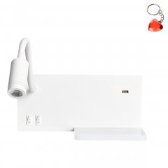 Lampa ścienna LED z półką SHELF ML6343 Milagro