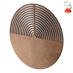 Lampa ścienna LUNAR WOOD 11015 TK Lighting