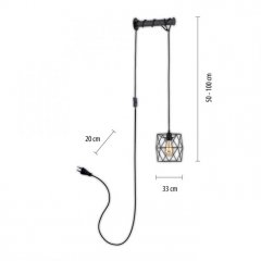 Lampa ścienna PILUA 9063-18 Paul Neuhaus