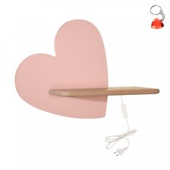 Lampa ścienna półeczka LED 5W HEART KIDS 21-84569 Candellux