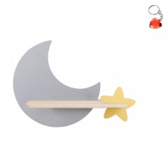 Lampa ścienna półeczka LED 5W KIDS MOON 21-75574 Candellux