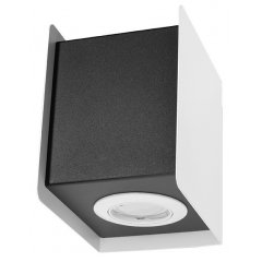 Lampa ścienna STEREO 1 biały / czarny SL.0401 Sollux