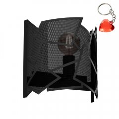 Lampa ścienna z siatki metalowej CAMO 548 Luminex