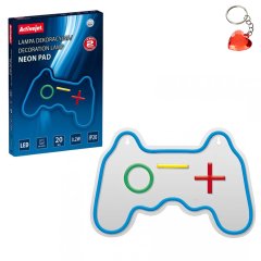 Neon GamePad LED 3,2W w kształcie pada AJE-NEON PAD Activejet