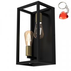 Prostokątna dwupunktowa lampa ścienna FRAME 4414 Luminex