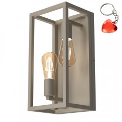 Prostokątna dwupunktowa lampa ścienna FRAME 4426 Luminex