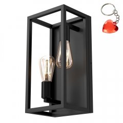 Prostokątna dwupunktowa lampa ścienna FRAME 6693 Luminex