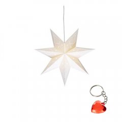 Ozdoba wisząca świetlna Gwiazda 45cm biały SATURNUS 8102,400 Markslojd