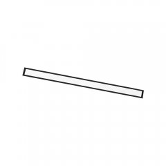 Czarna lampa oprawa wpuszczana LED 24W 4000K 120 cm HIATE 1830 Antigo