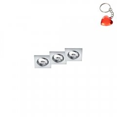 Zestaw 3 opraw wpuszczanych oczek JURA 650000306 Trio