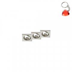 Zestaw 3 opraw wpuszczanych oczek JURA 650000307 Trio