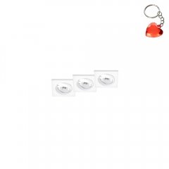 Zestaw 3 opraw wpuszczanych oczek JURA 650000331 Trio