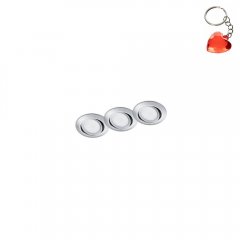 Zestaw 3 opraw wpuszczanych oczek LED RILA 650310306 Trio